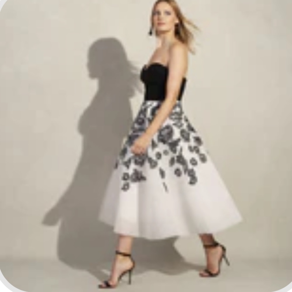 Sachin and Babi Ahluwalia NWT Noir dress black/ivory beaded size 2 retail $3500